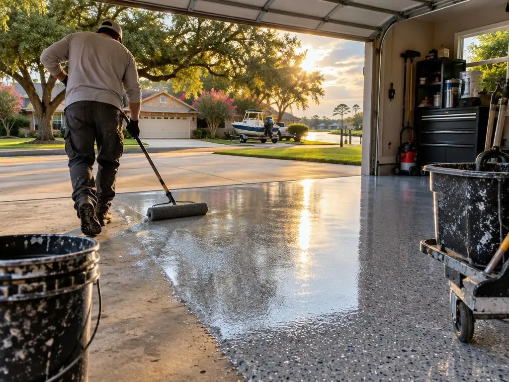 Epoxy Garage Floors in Houston, TX